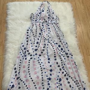 Strapless maxi dress